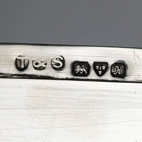 1910 年英國古董純銀鏡面卡包 79 克 EJ Trevitt