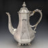 1850s British antique silver plated coffee server Thomas Bradbury