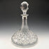 Made in England Cut glass Sterling silver decoration Ships decanter MAPPIN and WEBB