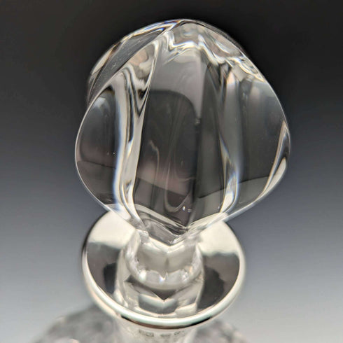 英国製 カットガラス 純銀装飾 シップスデキャンタ MAPPIN and WEBB