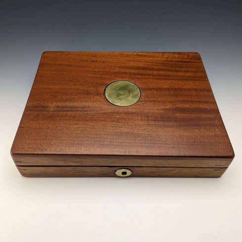 British Vintage Wooden Box Brown