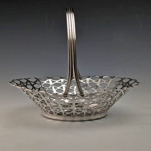 1960 年英國古董純銀迷你籃子 54 克 Aidie Brothers