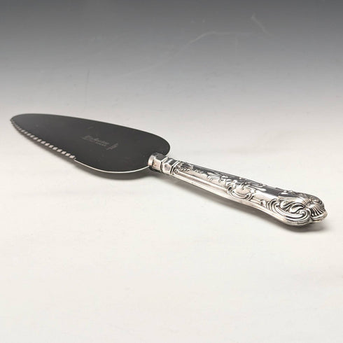 1970年 英国アンティーク 純銀製ハンドル ケーキサーバ Harrison Brothers