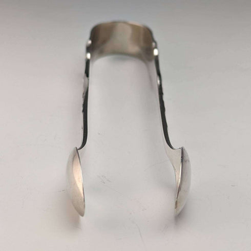 Pinzas para azúcar de plata de ley, antigüedad británica de 1908, 30 g, Joseph Rodgers