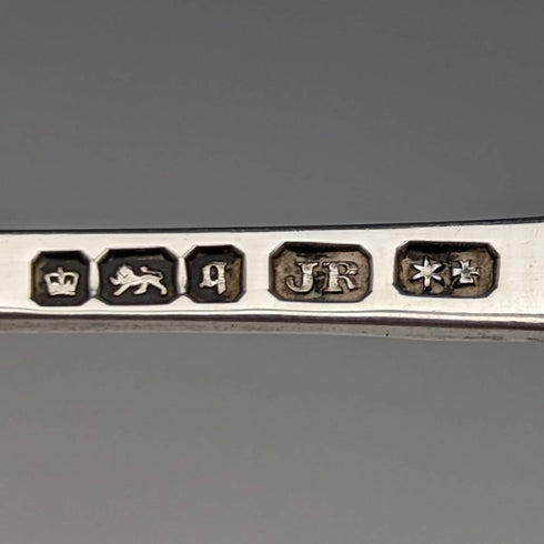 Pinzas para azúcar de plata de ley, antigüedad británica de 1908, 30 g, Joseph Rodgers