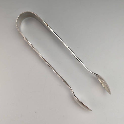 Pinzas para azúcar de plata de ley, antigüedad británica de 1908, 30 g, Joseph Rodgers