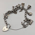 英国ヴィンテージ 純銀製 チャームブレスレット 45g