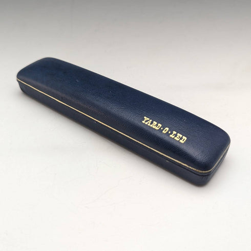 1976 年英國復古 Yard O 紅色純銀圓珠筆(帶盒)