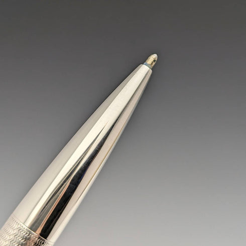 1976 年英國復古 Yard O 紅色純銀圓珠筆(帶盒)