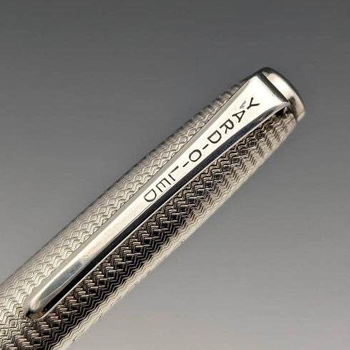 1976 年英國復古 Yard O 紅色純銀圓珠筆(帶盒)