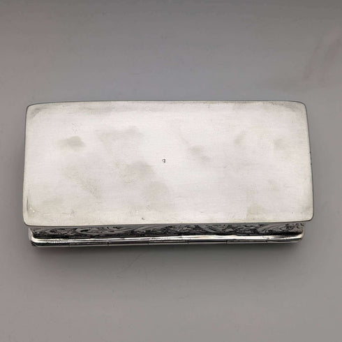 1896年 英国アンティーク 純銀製ボックス 160g George Nathan