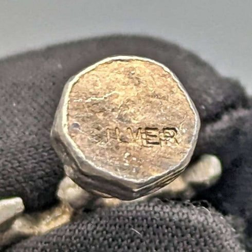 英国ヴィンテージ シルバー チャームブレスレット 46g