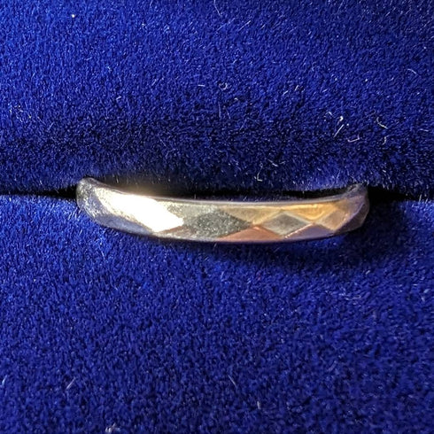 英国ヴィンテージジュエリー プレーン 純銀リング