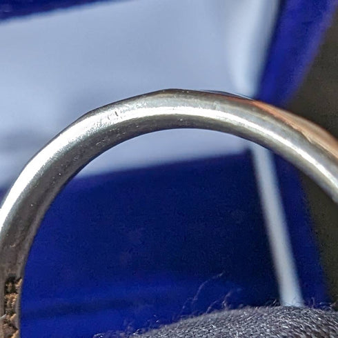 英国ヴィンテージジュエリー プレーン 純銀リング