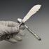 1938 British Vintage Pure Silver Handle Knife & Spoon Set Raeno Silver Plate Co