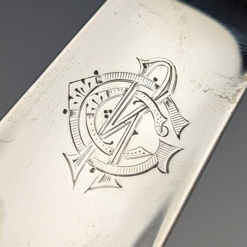 1927 British Vintage Sterling Silver Shoehorn Shoehorn Deakin and Francis