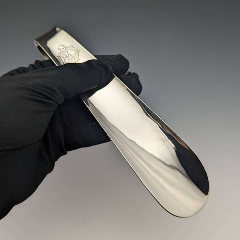 1927 British Vintage Sterling Silver Shoehorn Shoehorn Deakin and Francis
