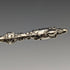 1899 British Antique Pure Silver Handle Shoehorn Shoehorn ES Barnsley