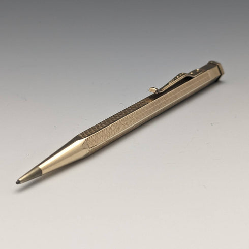 英國復古 Yard O 紅色卷金六角自動鉛筆