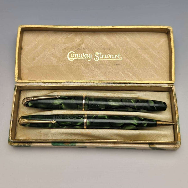 英國復古 Conway Stewart DINKIE550 鋼筆 No25 鉛筆套裝盒