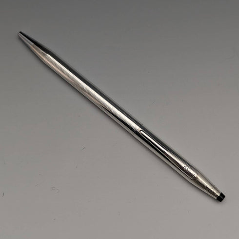 復古十字純銀圓珠筆(帶盒)