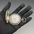 1892 British antique John Bennett pocket watch Silver side hunter case works well
