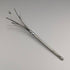 1971 British Vintage Sterling Silver Cocktail Swizzler Ramsden and Roed