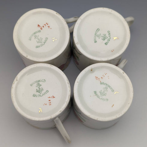 1930年代左右 英國Bridgewood 小杯碟組 4套