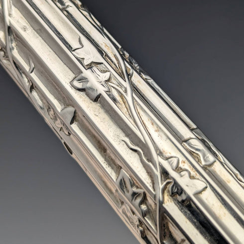 1889年 英国アンティーク シルバープレート製 大型燭台 キャンドルスタンド