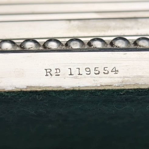 1889年 英国アンティーク シルバープレート製 大型燭台 キャンドルスタンド