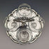 British Vintage Silver Plate & Glass Drink Server Set Queen Anne