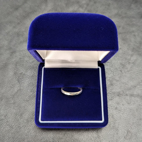 英国ヴィンテージジュエリー プレーン 純銀リング