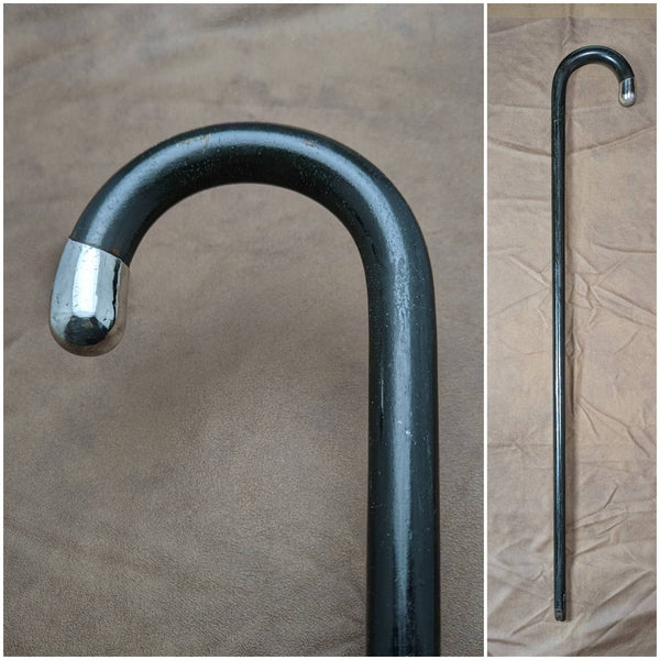 1922年 英国アンティーク 紳士用ステッキ 杖 曲がりハンドル 92cm