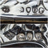 【預留】約 1890 年英國古董純銀手柄大刷子一對浮雕雕刻 Comyns