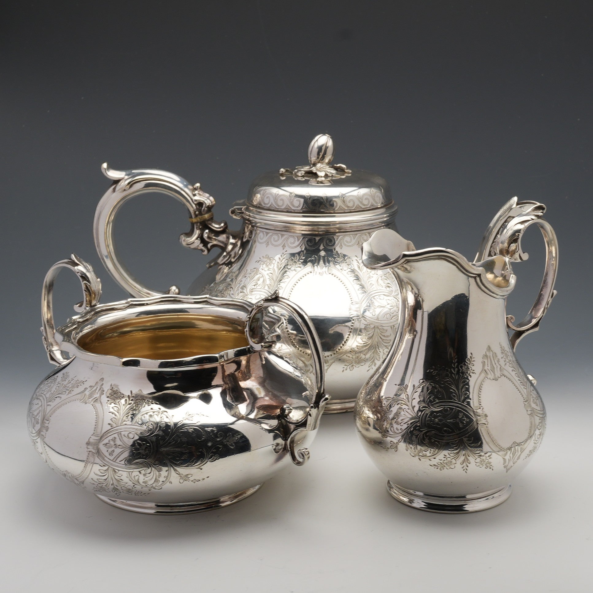 1838年頃 英国アンティーク 純銀＆白蝶貝製 クリスニングカトラリー