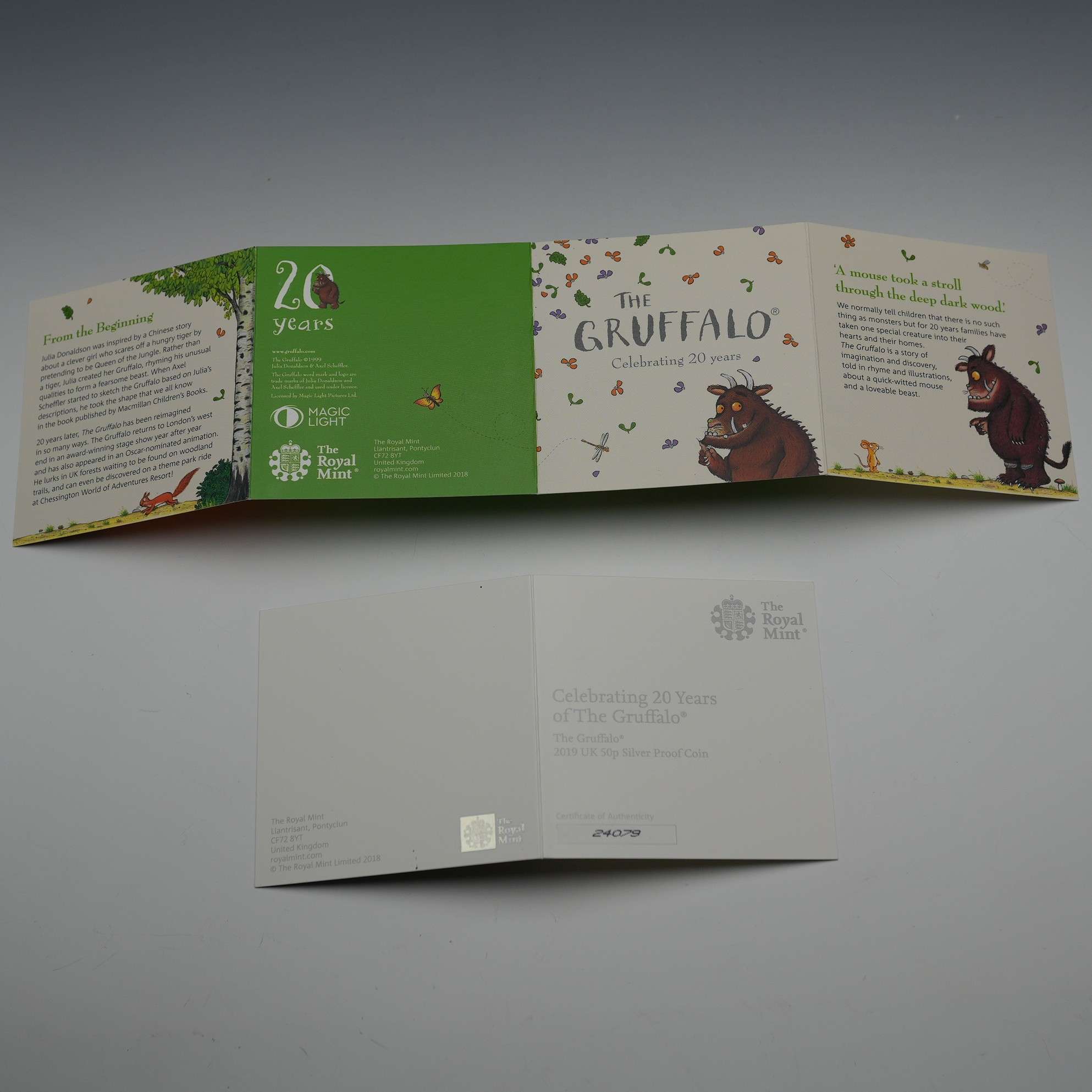 英国 「グラファロ」出版20周年記念 50ペンス記念銀貨 RoyalMint