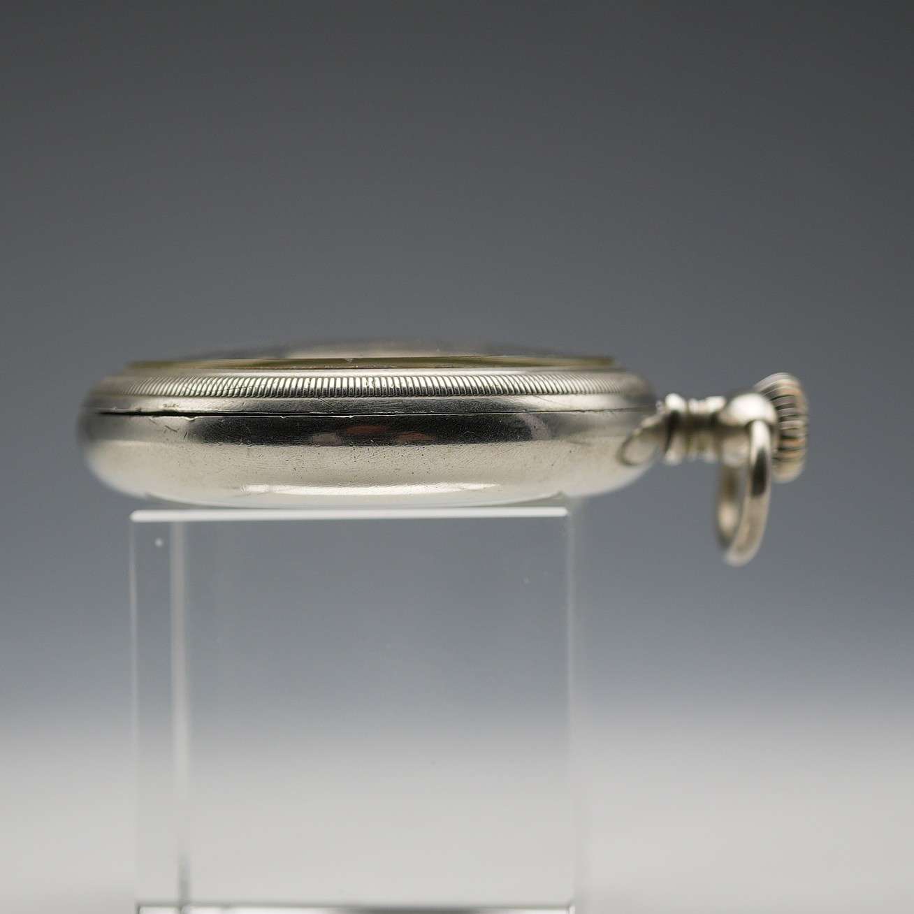 1929年頃 スイス ゼニス 懐中時計 機械式 鉄道時計 合金ケース 動作