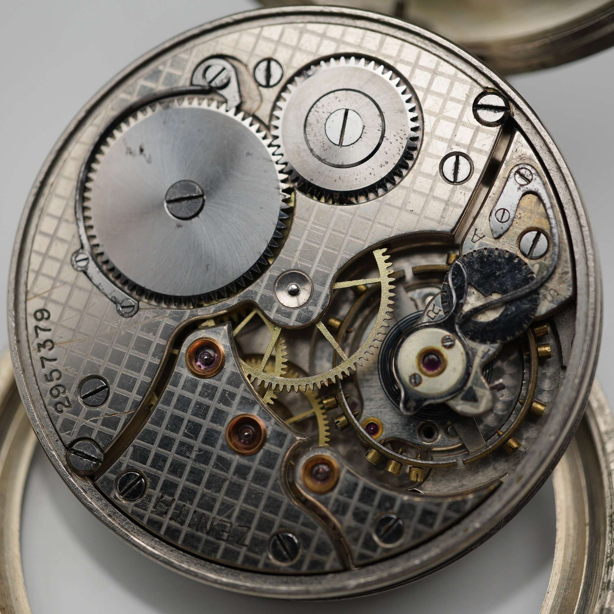 1929年頃 スイス ゼニス 懐中​時計 機械式 鉄道時計 合金ケース 動作良好 1929年頃 スイス ゼニス 懐中時計 機械式 鉄道時計 合金ケース 動作