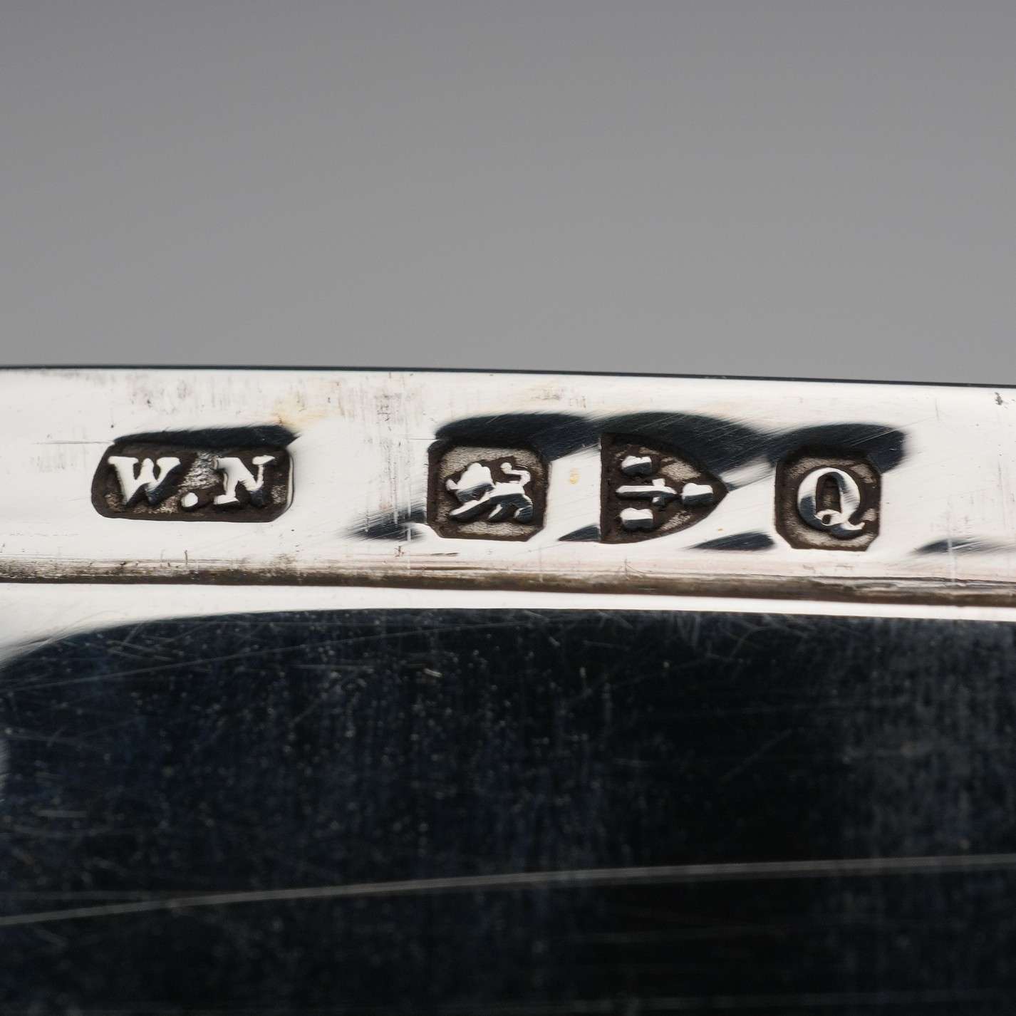 1899年 英国アンティーク 純銀製 カードケース 47g William Neale