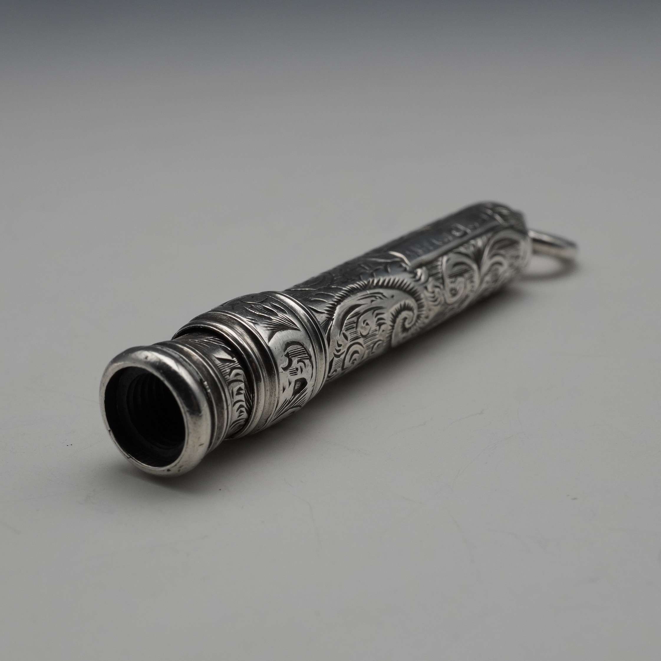 1900年頃 英国アンティーク 純銀製 ペンシルホルダ S. Mordan&Co