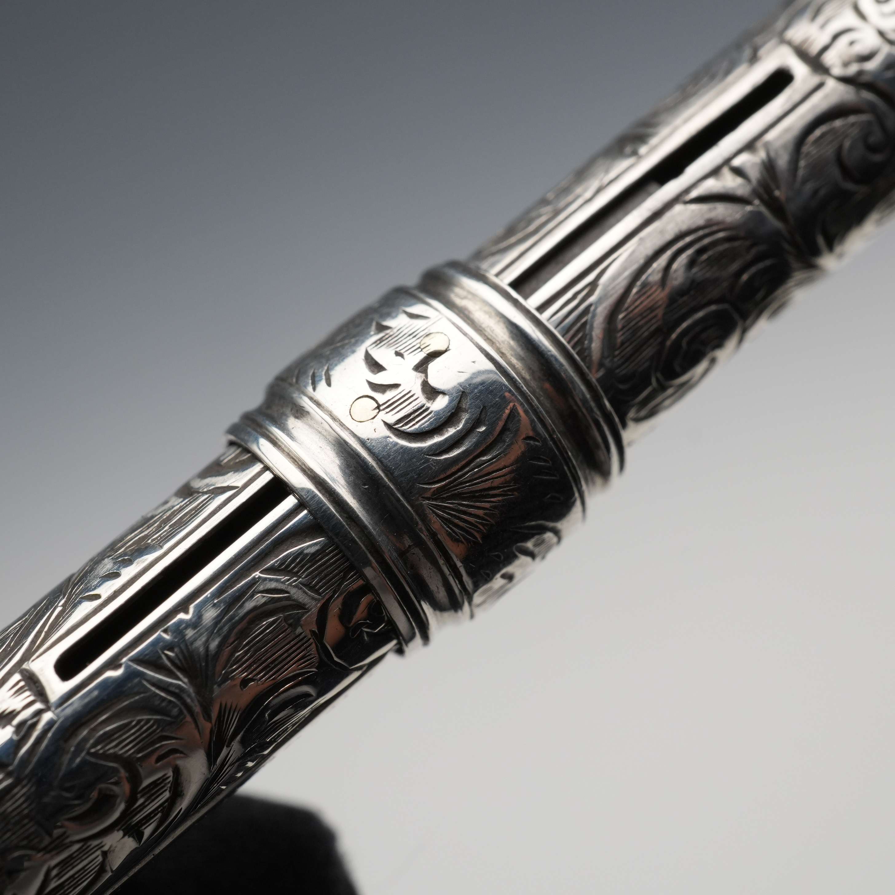 1900年頃 英国アンティーク 純銀製 ペンシルホルダ S. Mordan&Co
