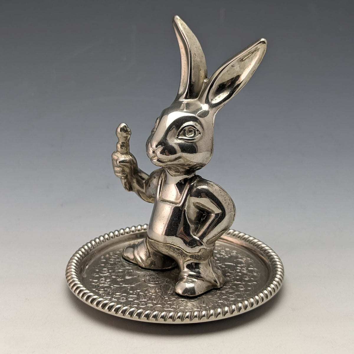 British Vintage Silver Plated Rabbit Figurine Seba – SILVER-LUG
