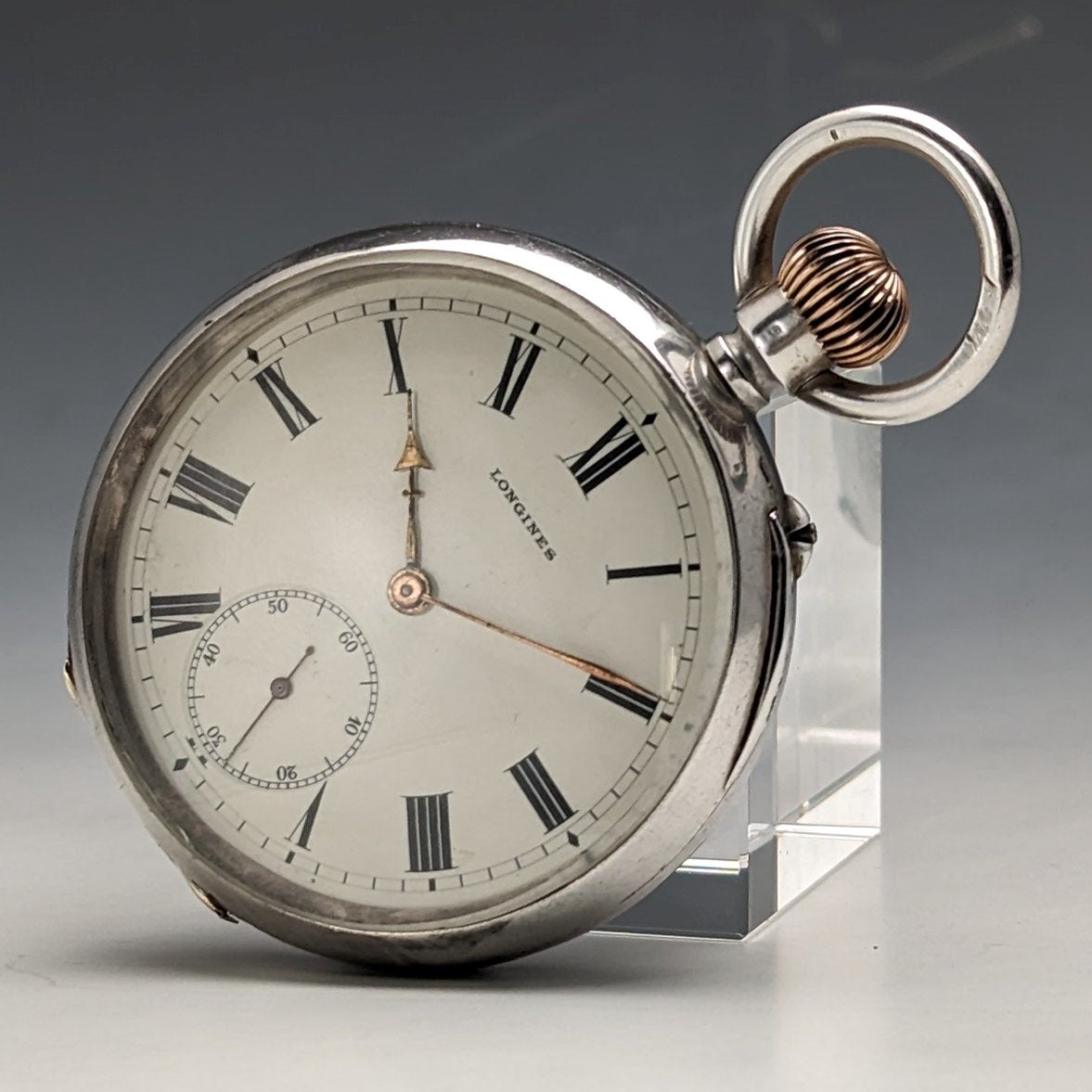 130年前の懐中時計オールドハワード VIIsplit 14kハンターケース - 時計