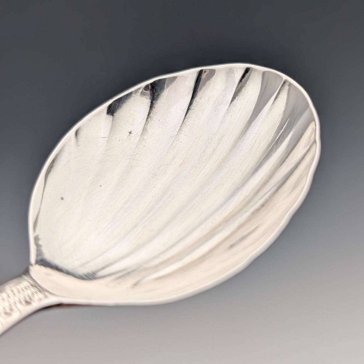 1807年 英国アンティーク 純銀製 ティーキャディースプーン George Wintle – SILVER-LUG