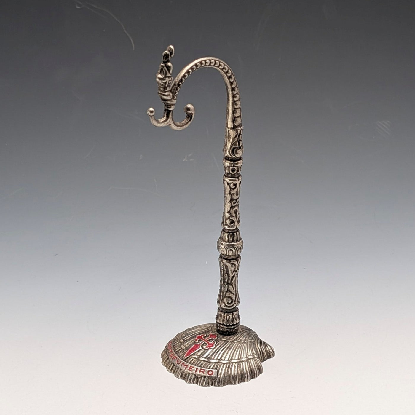 19世紀後半 米国アンティーク 純銀製シャトレーン ボトル、メモ