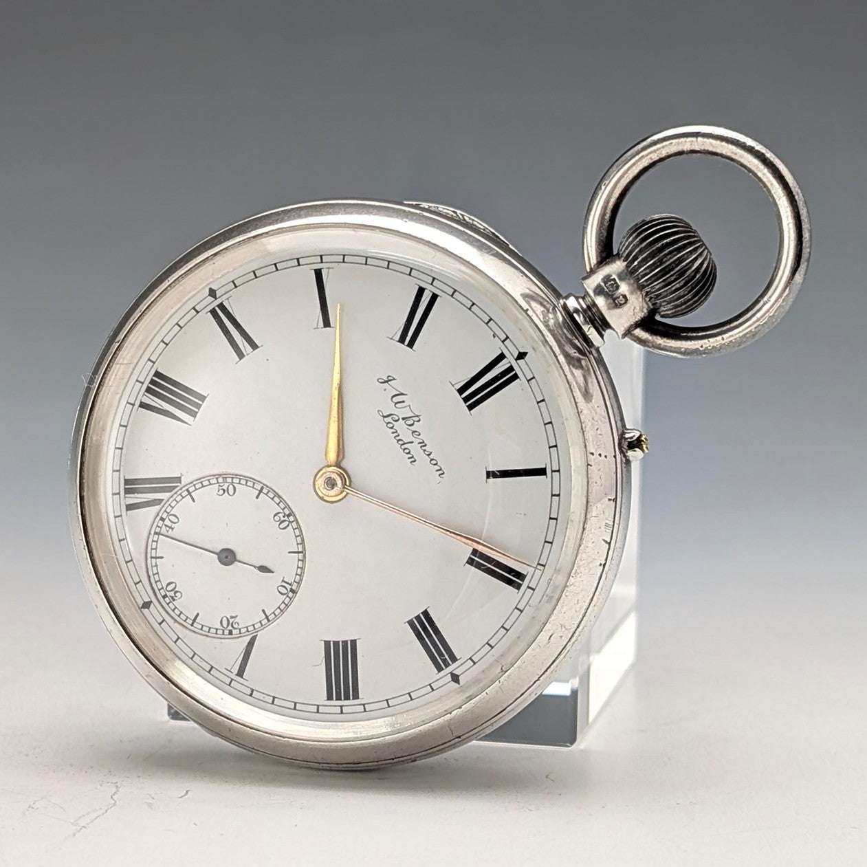 ELGIN エルジン クオーツ 懐中時計 シルバー 925 刻印 3針
