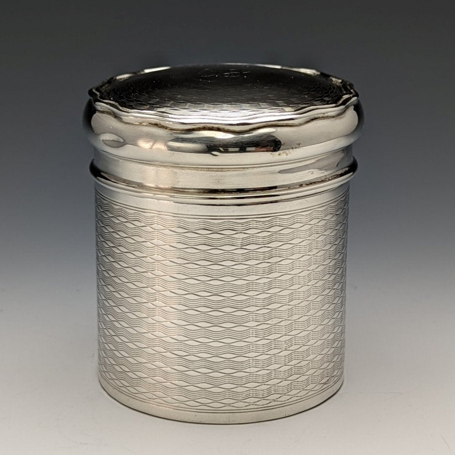 1912 British Antique Pure Silver (925 Silver) Tea Caddy 90g WG Sothers