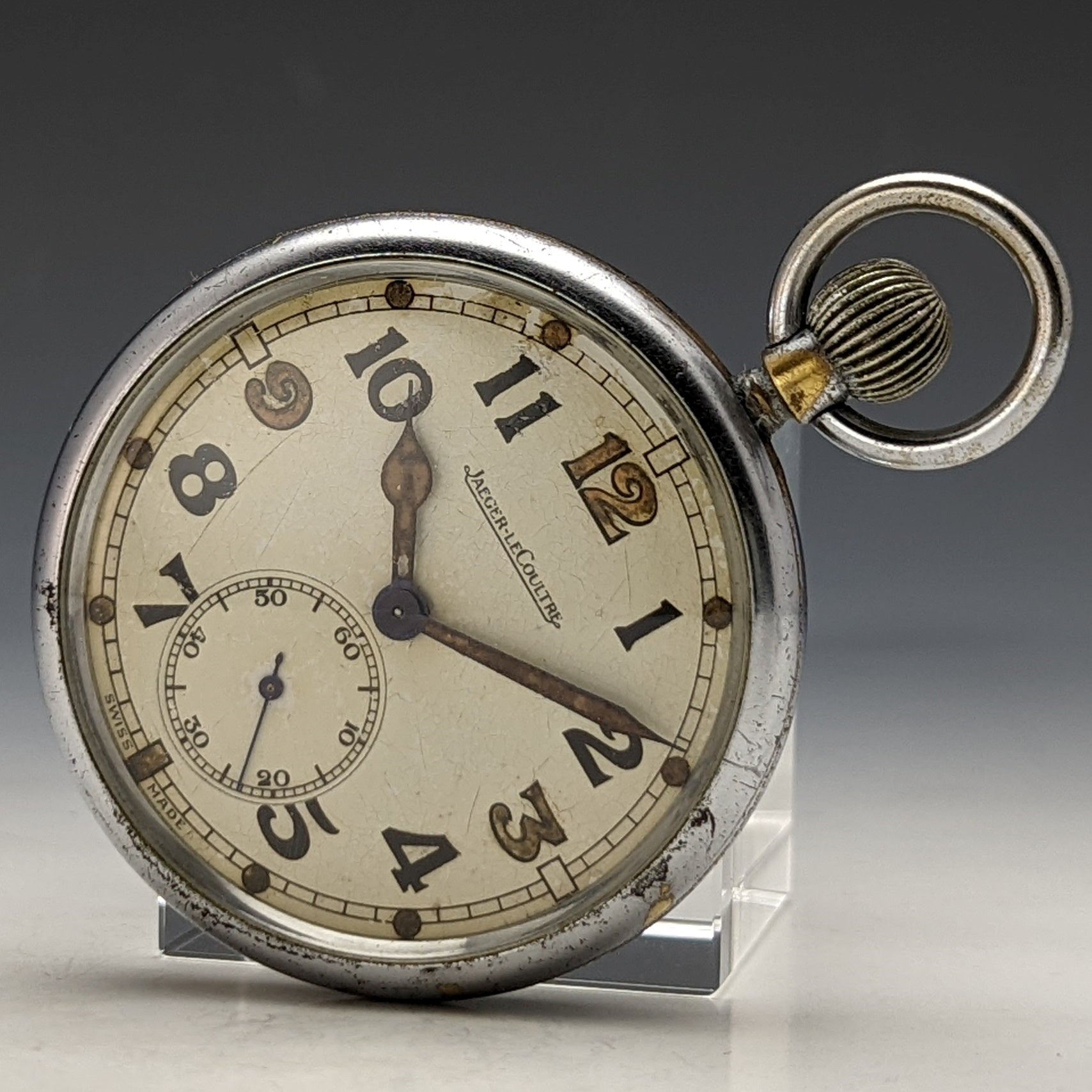 DAMAS ミリタリー 懐中時計 １９４０年代 - 時計