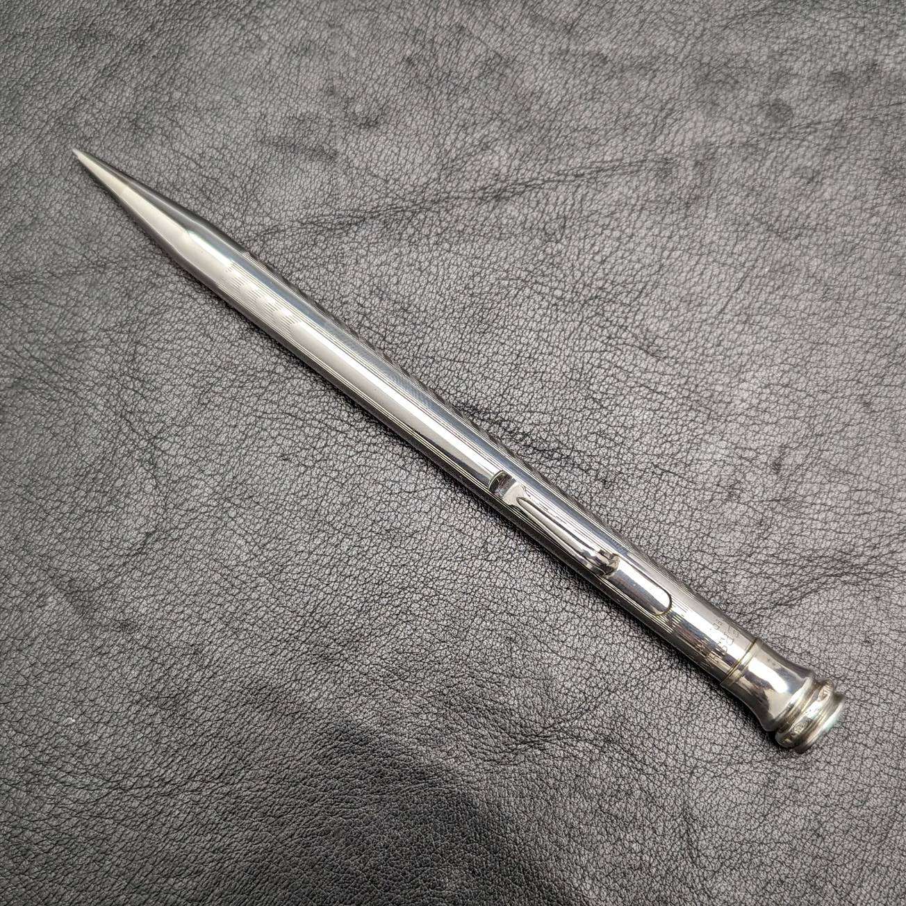 Ever sharp エバーシャープ ヴィンテージ シャープペンシル 最初期 英国ヴィンテージ エバーシャープ シルバープレート製 シャープ