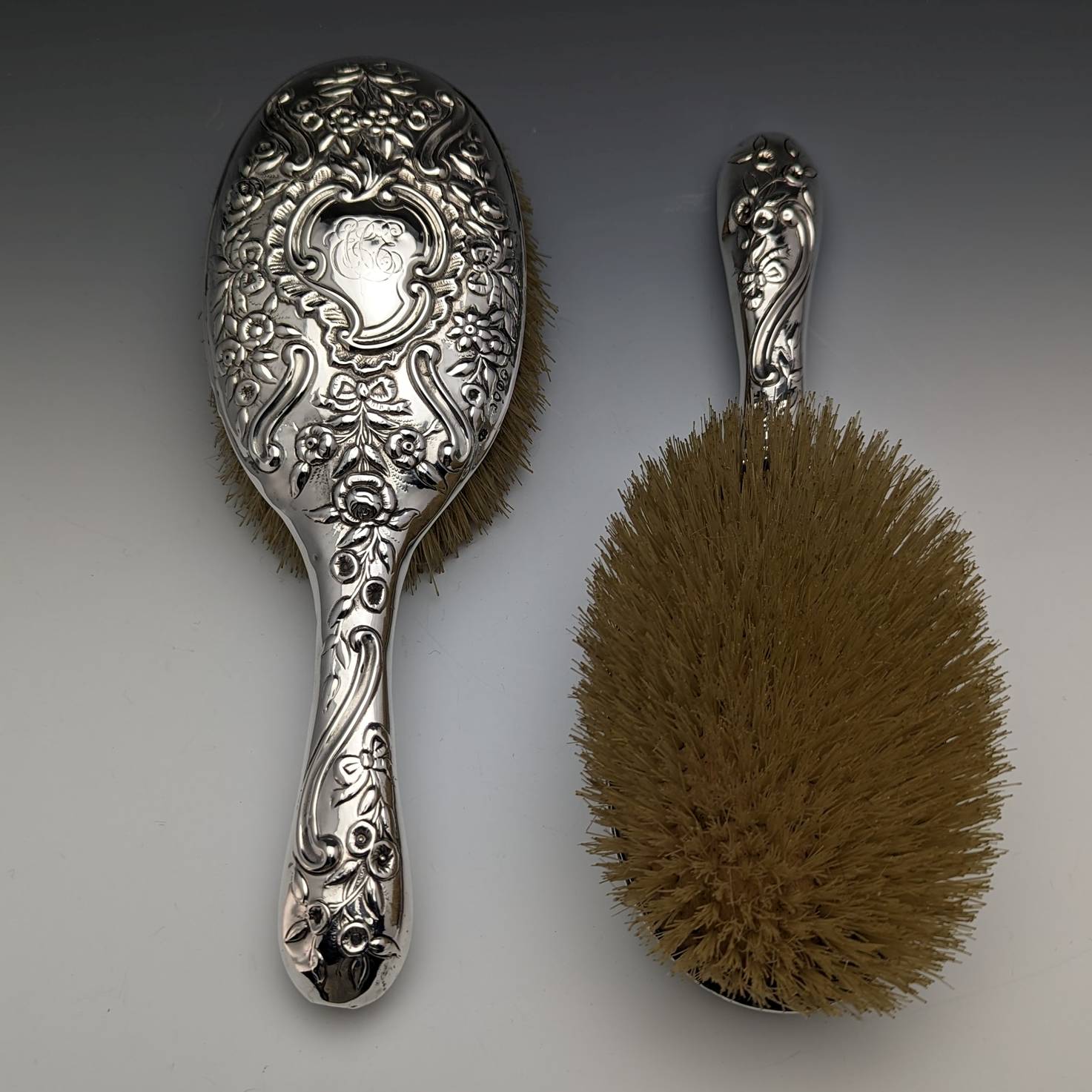 ビンテージ　スターリングシルバー　ブラシ　純銀製　ビンテージ　STERLING ビンテージ スターリングシルバー ブラシ 純銀製 ビンテージ STERLING